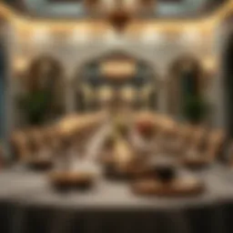 Traditional Iftar setting during Ramadan