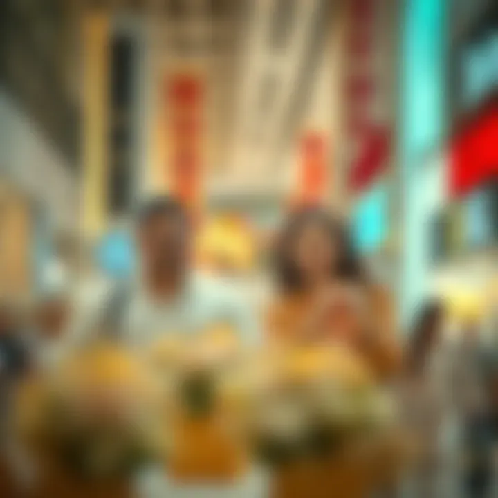 Family Enjoying Shopping in Dubai Family enjoying a day out shopping in Dubai