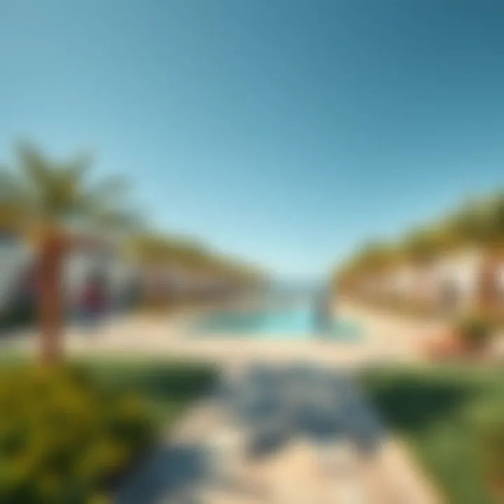 Recreational Oasis on Al Jubail Island Vibrant park on Al Jubail Island highlighting its recreational areas and natural landscapes