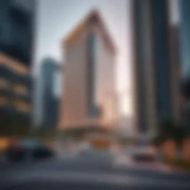 Urban Context Surrounding Al Sarraf Building Urban landscape surrounding Al Sarraf Building
