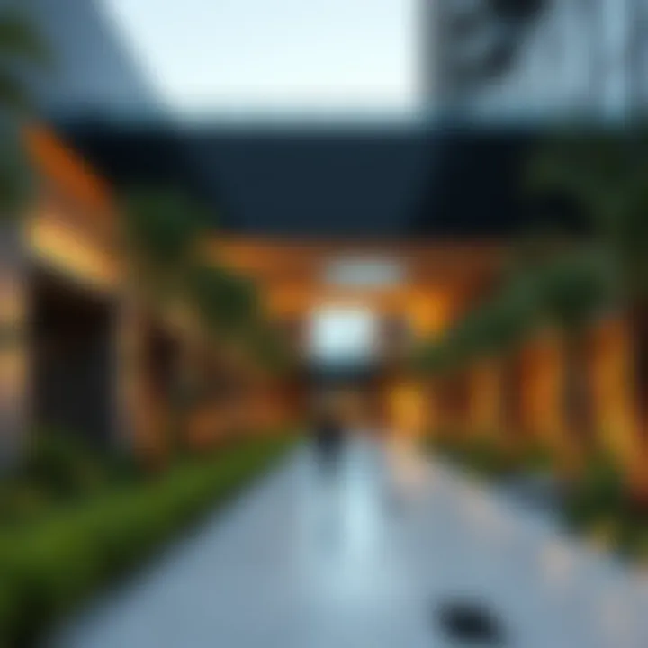Sustainable features integrated into the design of the Almanara Center