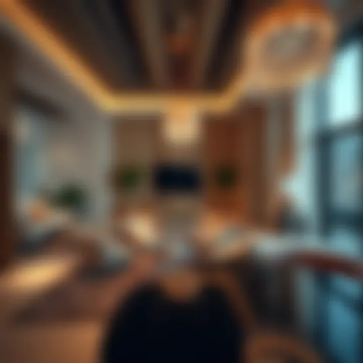 Luxurious Interiors of Damac Properties Interior design showcasing luxury in Damac properties