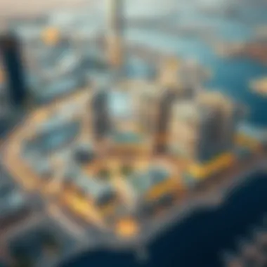 Strategic Location Map of Bay Square Map indicating Bay Square's strategic location within Business Bay, Dubai