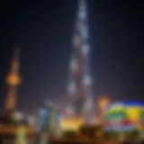 Burj Khalifa Light Show Spectacle Spectacular display of lights on Burj Khalifa