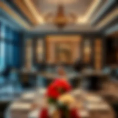 Luxurious Dining Experience in Dubai Luxurious dining setting with elegant decor