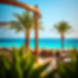 Serene view of the Circle Café overlooking Kite Beach's azure waters