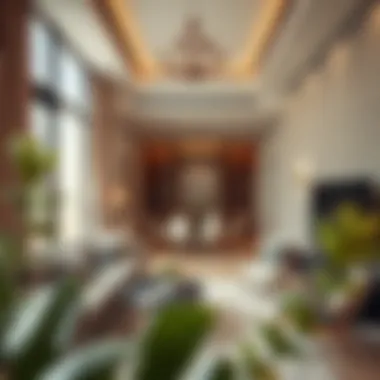 Elegant Studio Apartment Design Modern studio apartment interior showcasing elegant design and spacious layout