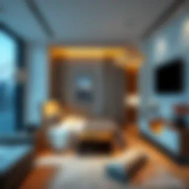 Cozy Bedroom Interior in Dubai Cozy bedroom showcasing modern interior
