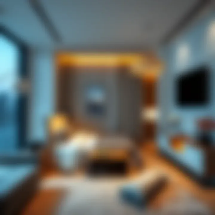 Cozy Bedroom Interior in Dubai Cozy bedroom showcasing modern interior