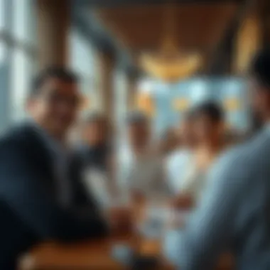 Visual representation of diverse stakeholders in real estate transactions