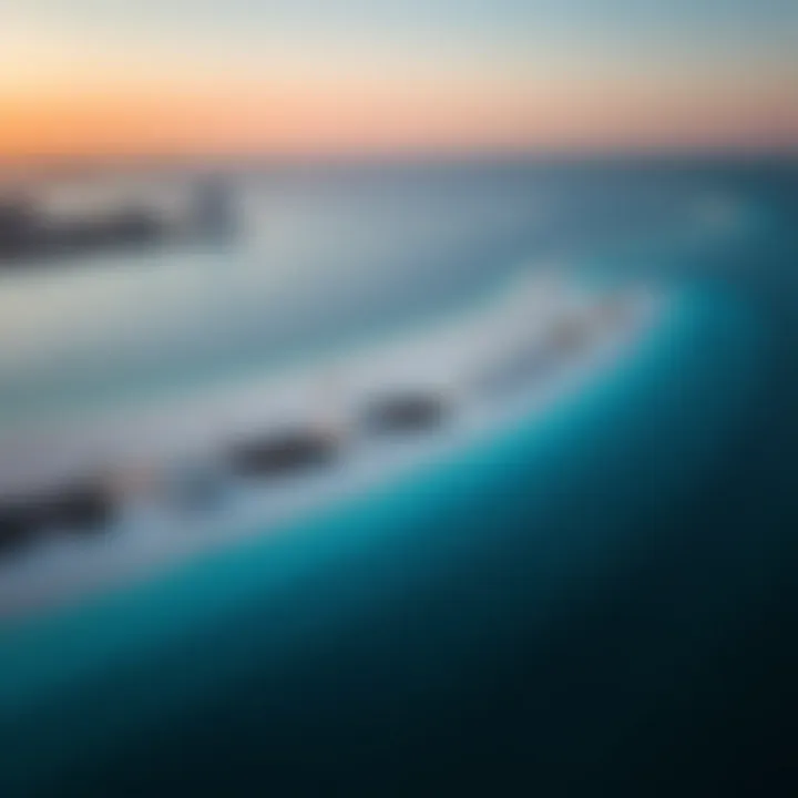 Cove Beach: An Integral Part of Reem Island Aerial view of Reem Island showcasing Cove Beach's integration