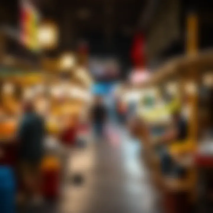 Diverse Cuisines of Southern Dubai Street Food Vibrant street food scene reflecting the diverse cuisines in Southern Dubai