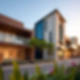 Architectural view of Dar Al Buteen 2 showcasing modern design