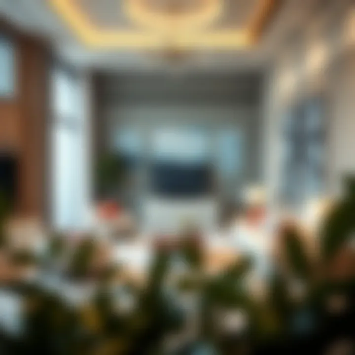 Elegant layout of Address Boulevard's floor plan showcasing modern design elements