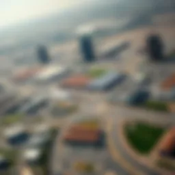 Aerial view of Al Hayl Industrial Area showcasing its expansive layout