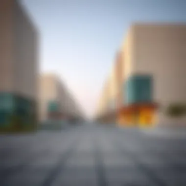 Modern Architecture in Al Jurf Modern architectural designs of industrial buildings within Al Jurf