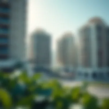 Modern residential buildings in العوير demonstrating investment potential