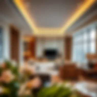 Sophisticated Interiors of Avanti Tower Luxurious interior of a residential unit in Avanti Tower highlighting contemporary finishes