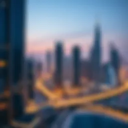 Stunning skyline view of Dubai showcasing modern architecture