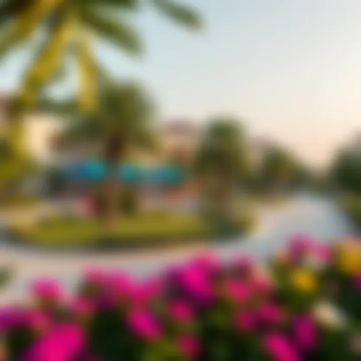 Community amenities including parks and recreational spaces at Dubai Creek Harbour