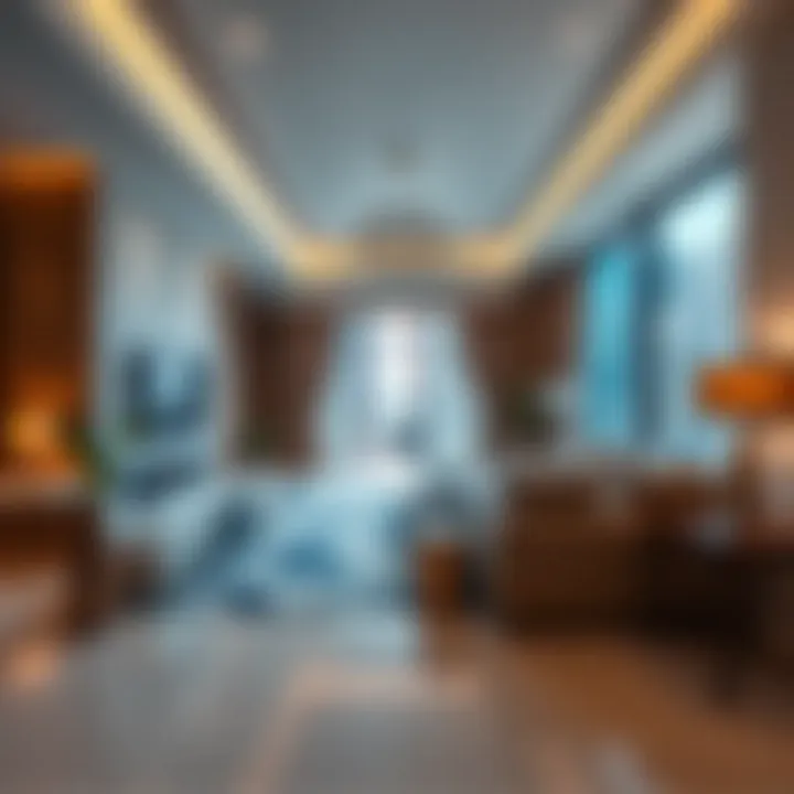 Interior design showcasing contemporary living at Dubai Creek Harbour