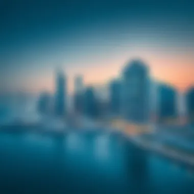 Stunning skyline view of Dubai Creek Harbour Residences