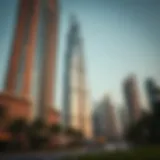 Skyscrapers showcasing Dubai's real estate innovation