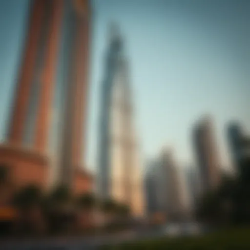 Skyscrapers showcasing Dubai's real estate innovation