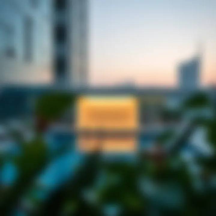 Amenities in Hotel Apartments Amenities available in hotel apartments, including pool and gym