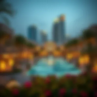 Vibrant Surroundings of فندق روف داون تاون in Dubai Vibrant surroundings of فندق روف داون تاون in Dubai