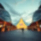 A stunning view of a modern Expo pavilion showcasing innovative architecture.