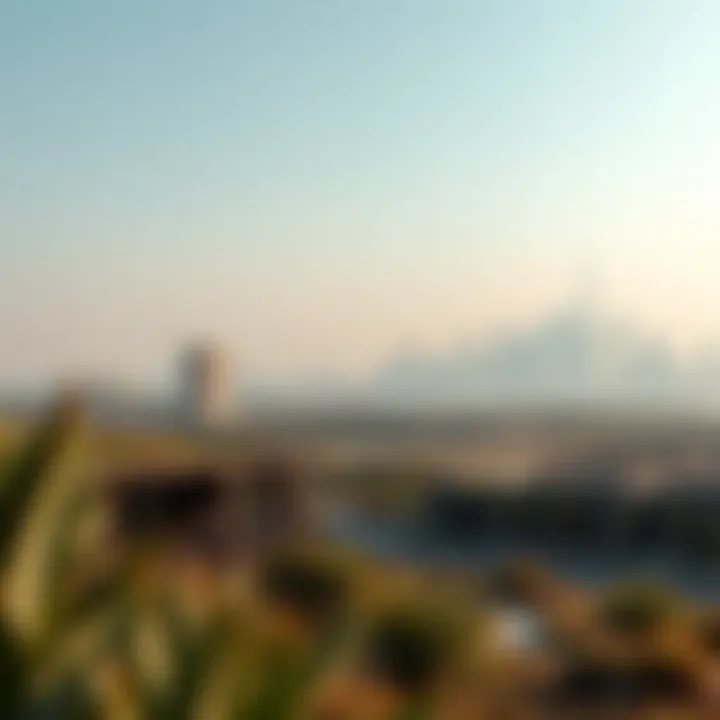 A panoramic view of Katura Reserve against Dubai’s skyline