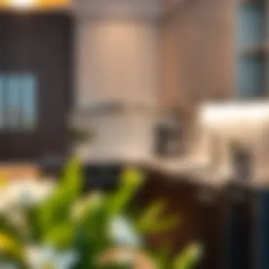 Contemporary Kitchen Design Modern kitchen setup in a Jebel Ali 1 BHK rental