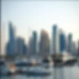 Stunning skyline view of Marina Shores