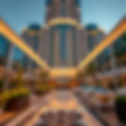 Luxurious architecture of Millennium Atria