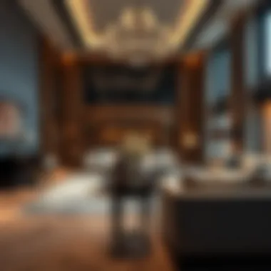 Detailed craftsmanship of Molteni furniture