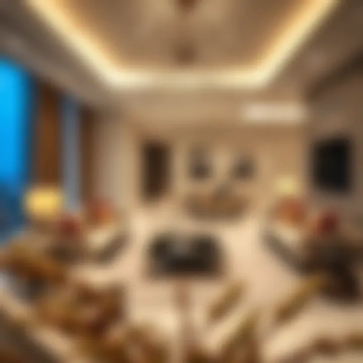 Elegant living space featuring Molteni designs