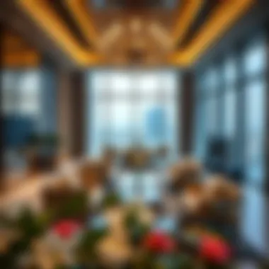 Luxurious Interior of Montrose Tower Luxurious interior of a residence in Montrose Tower with elegant furnishings