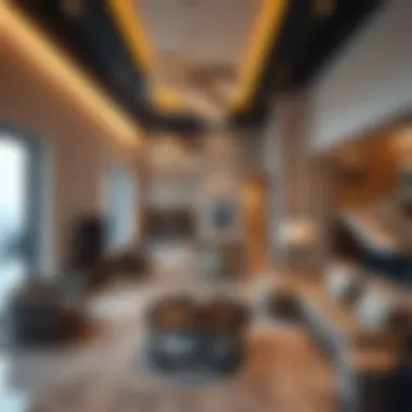 Elegant interiors of a modern property in Novo Dubai