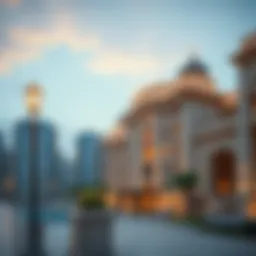 Stunning architectural view of Palace Residences