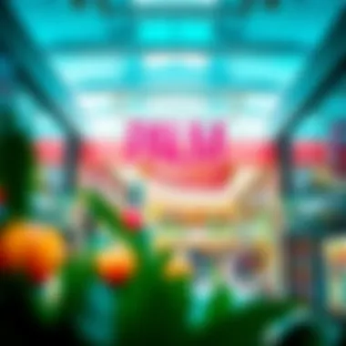 Vibrant retail space filled with diverse shopping options at Palm Mall