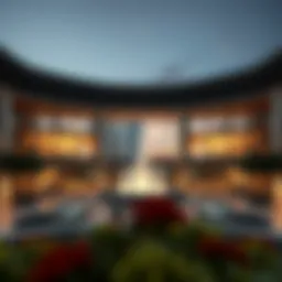 Stunning architectural view of Pantheon Boulevard