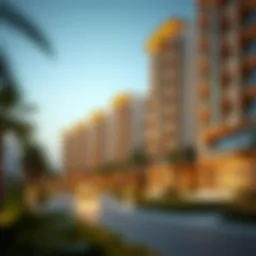 Luxurious residential development in Dubai