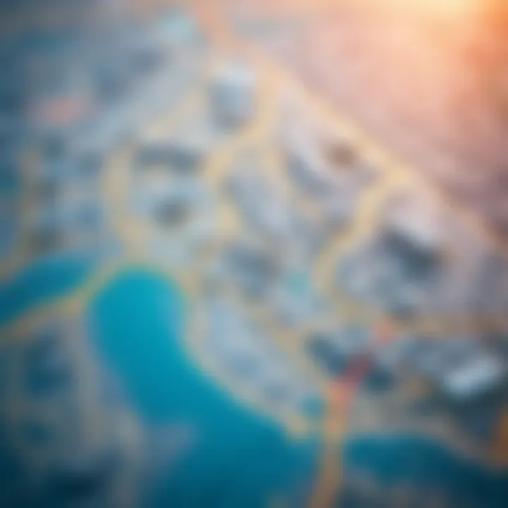 A map highlighting the geography of Rashidiya