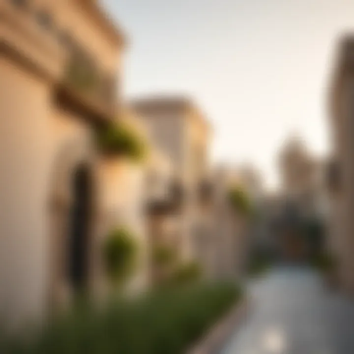 A scenic view of Rashidiya showcasing traditional architecture