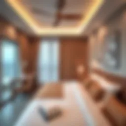 Cozy room rental in Deira Naif showcasing modern amenities