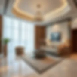 Elegant room interior in Business Bay