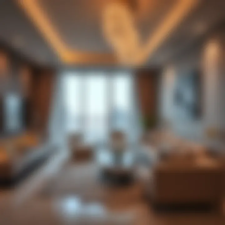 Modern amenities in a Business Bay apartment