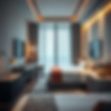 Modern Room Interior in Deira Cozy room interior showcasing modern amenities