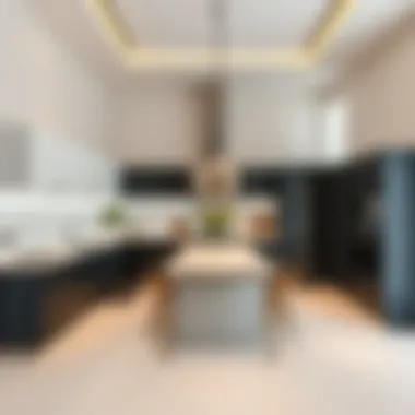Modern Kitchen Interior of a Villa Modern kitchen interior of a villa
